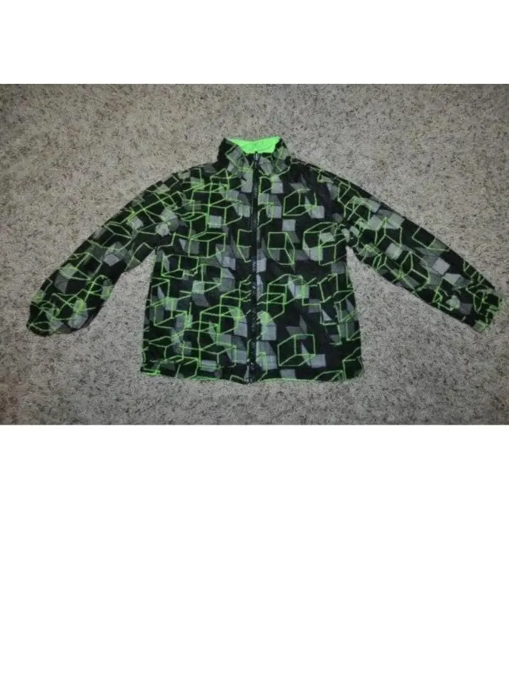 Boys All Weather Jacket 4/5 Black Green 4 in 1 Winter Spring Fall Athletech